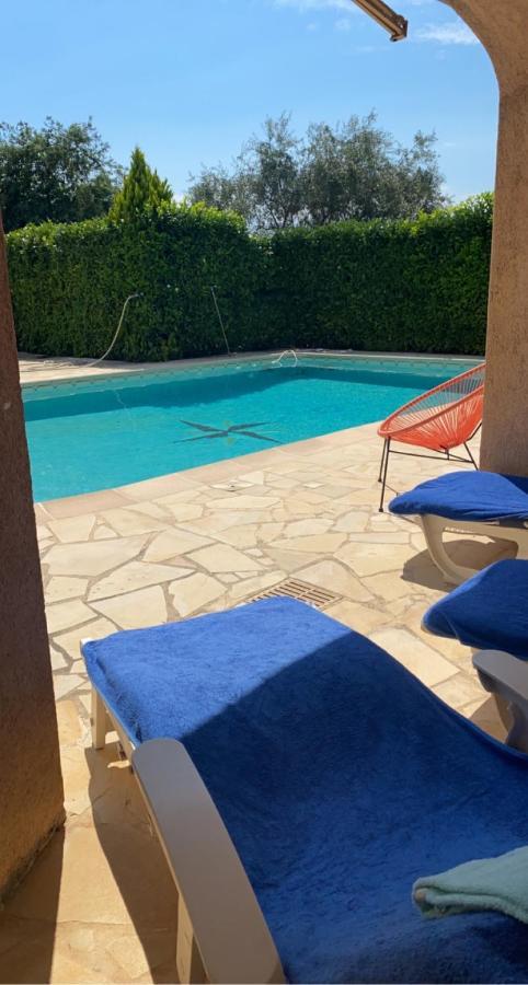 2 Pieces Rdc Villa Piscine La Roquette-sur-Siagne Exterior photo