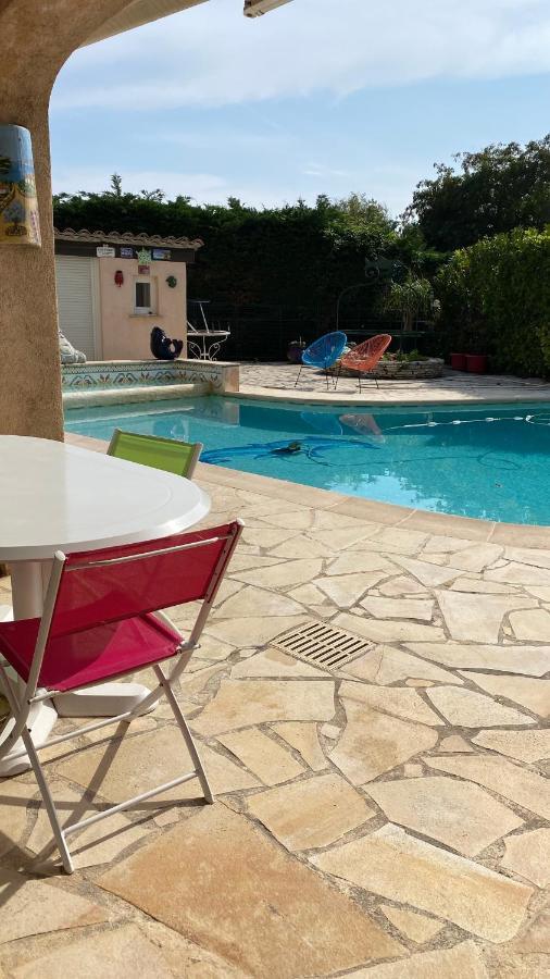 2 Pieces Rdc Villa Piscine La Roquette-sur-Siagne Exterior photo
